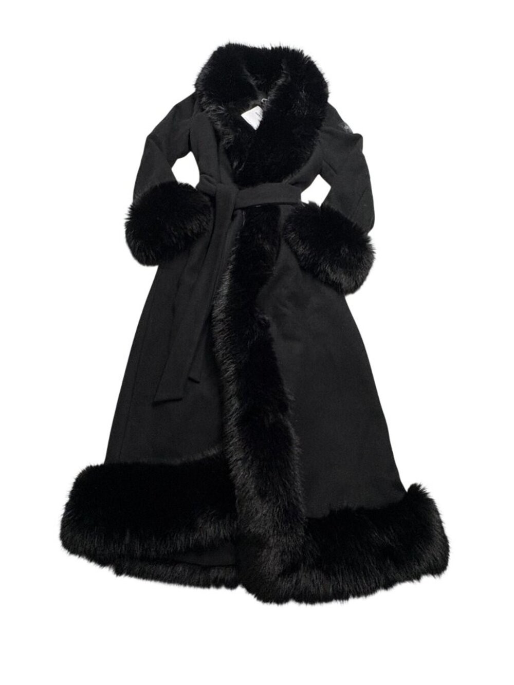 ALO Yoga Faux Fur Trimmed Longline Coat